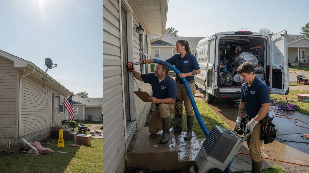 Ceiling Water Damage Restoration in Martin, GA near me